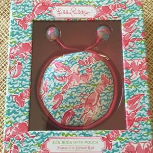 Lilly Pulitzer Ear Buds With Pouch